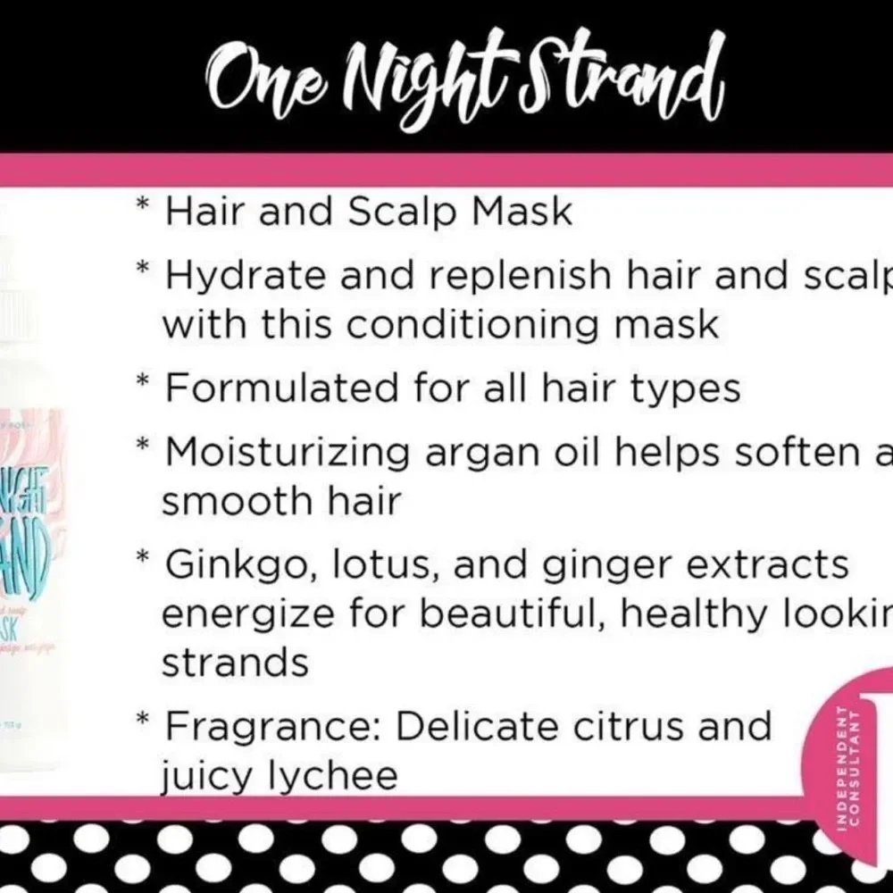 $8 🌸 Perfectly Posh ~ One Night Strand ~ Hair & Scalp Mask Masque ~ NEW